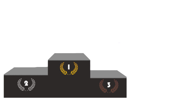 Le podium de la compétition